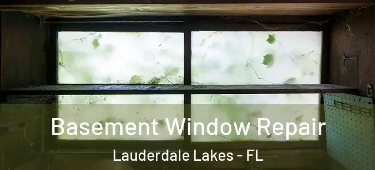  Basement Window Repair Lauderdale Lakes - FL