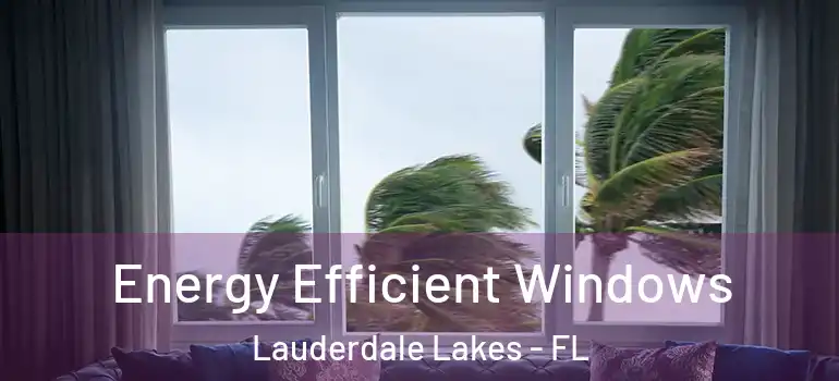  Energy Efficient Windows Lauderdale Lakes - FL