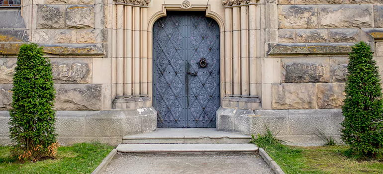 Traditional Double Front Doors in Lauderdale Lakes, FL