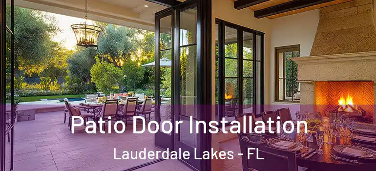  Patio Door Installation Lauderdale Lakes - FL