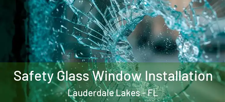  Safety Glass Window Installation Lauderdale Lakes - FL