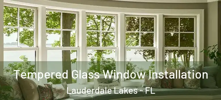  Tempered Glass Window Installation Lauderdale Lakes - FL