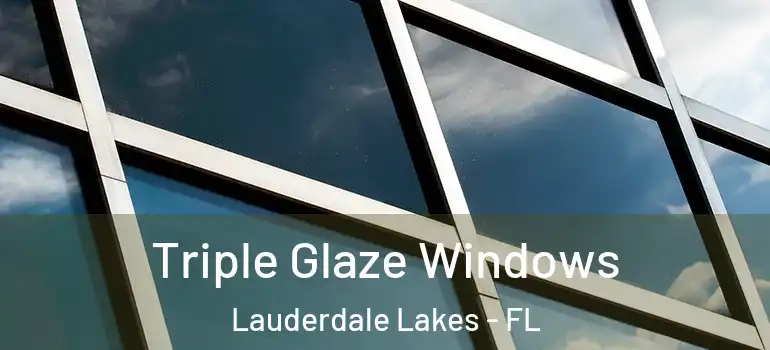  Triple Glaze Windows Lauderdale Lakes - FL