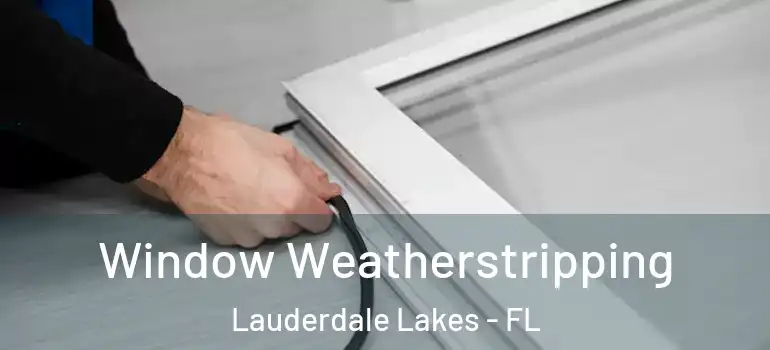  Window Weatherstripping Lauderdale Lakes - FL
